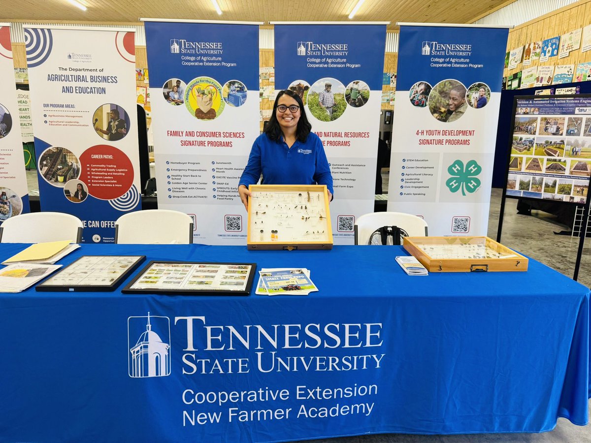 Pratimasubedii's tweet image. I had a great time volunteering at the TSU College of Agriculture booth during the Tennessee State Fair. #Extension #CollegeofAgriculture