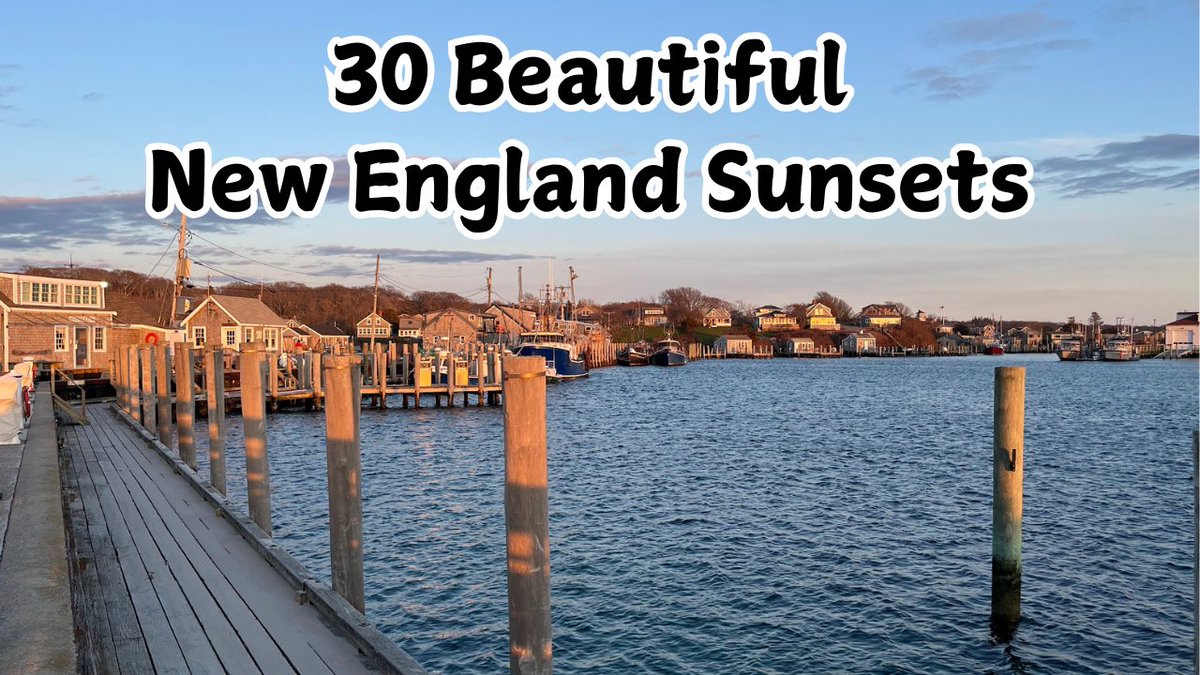 Witness the breathtaking beauty of New England beach sunsets on Martha’s Vineyard, Massachusetts. From warm golden tones to vibrant pink and purple skies, each moment captures the peaceful charm of island life.
youtube.com/watch?v=RU8Y7R…
