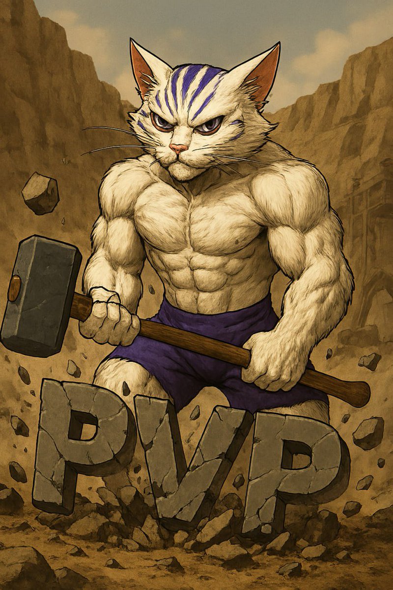 TonCatonTon's tweet photo. TonCat is here to smash the PVP (Player Vs Player) narrative. 

We believe in building together and take profits responsibly. 

Join TonCat and our PPP (Player Pump Player) movement today! 👊 https://t.co/kWvB0fkVx2