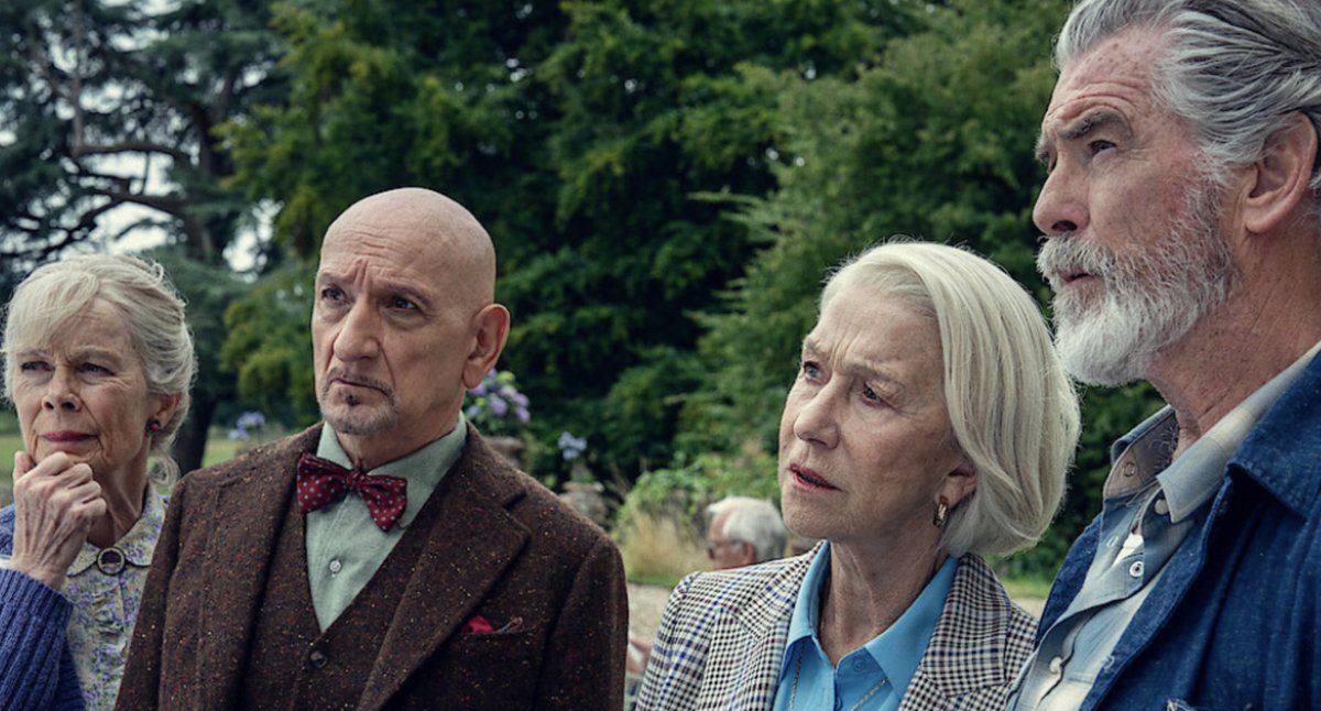 Just screened #TheThursdayMurderClub (select theaters Friday; on Netflix Aug. 28). A surprising lack of energy. Overly complex and talky script, with too many characters, just isn't very exciting. Only chuckled a couple times. Wish it was fun and immersive, not flat and monotone.