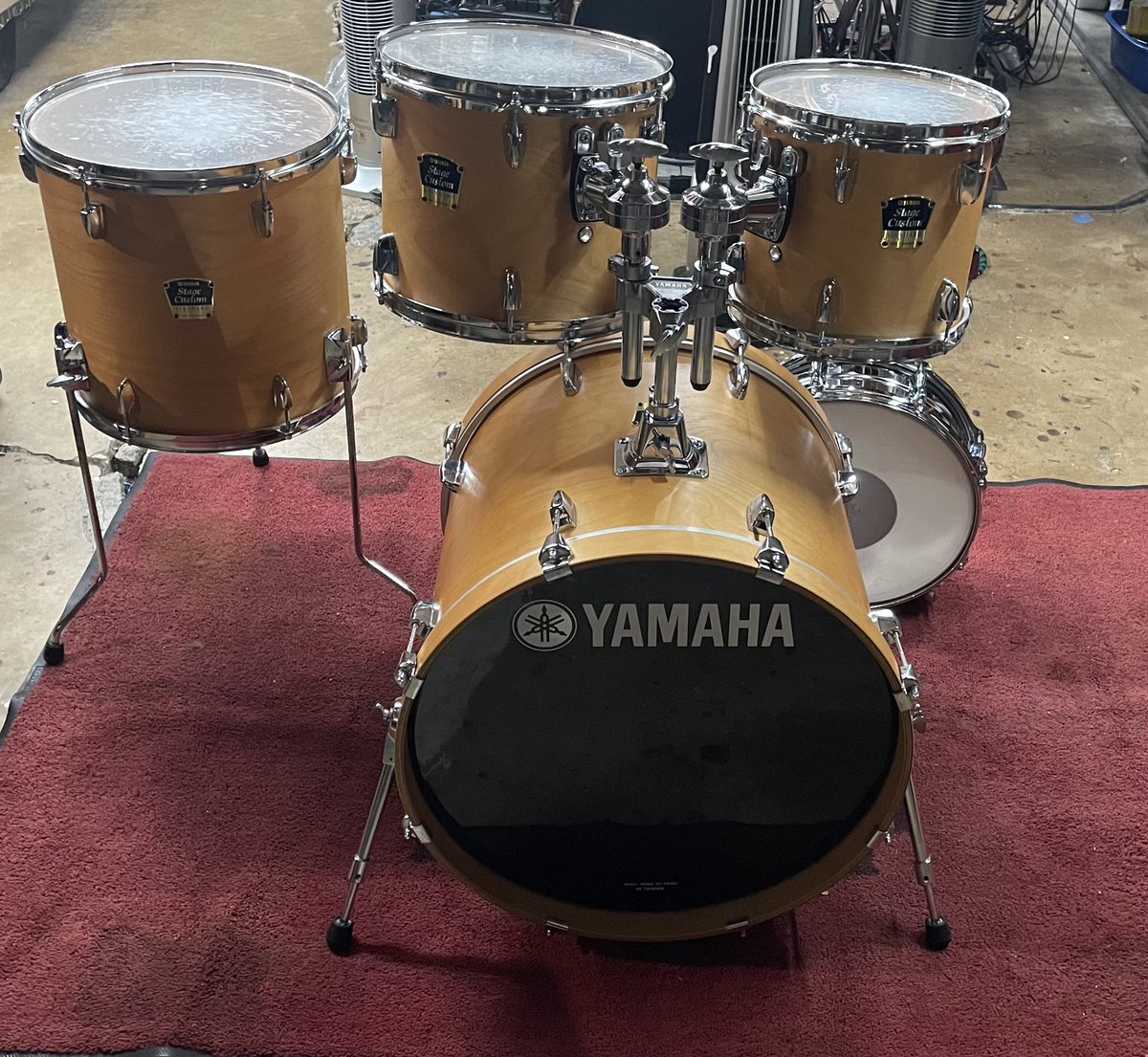 dmangameing's tweet photo. First new/ used Drumset in a long time #drums #Yamaha https://t.co/G9Ofh7etT3