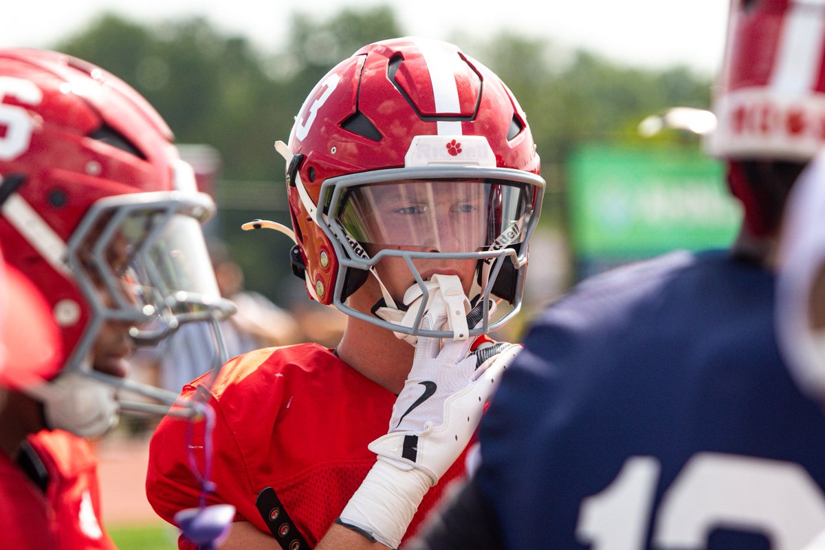 Morning reps from yesterday’s scrimmage against Central Valley 📸