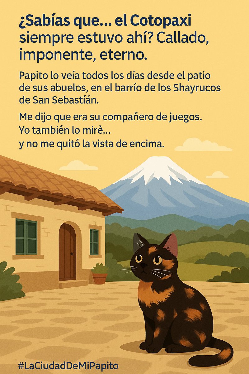cesarluis_ec's tweet photo. Mi papito no está bien de salud… pero cuando ve a la Virgen de La Merced, a sus parroquias queridas y al Cotopaxi vigilante, le brillan los ojos.
Yo lo sé. Porque aunque sus anginas inestables lo alejen, su corazón late con fuerza por Latacunga.
#Latacunga #Cotopaxi #Mashca https://t.co/YwjxtCQ9jr