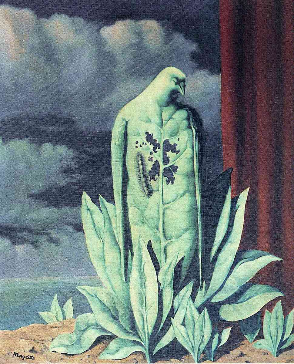 The Taste of Sorrow / La saveur des larmes - 1948 #artbots #magritte