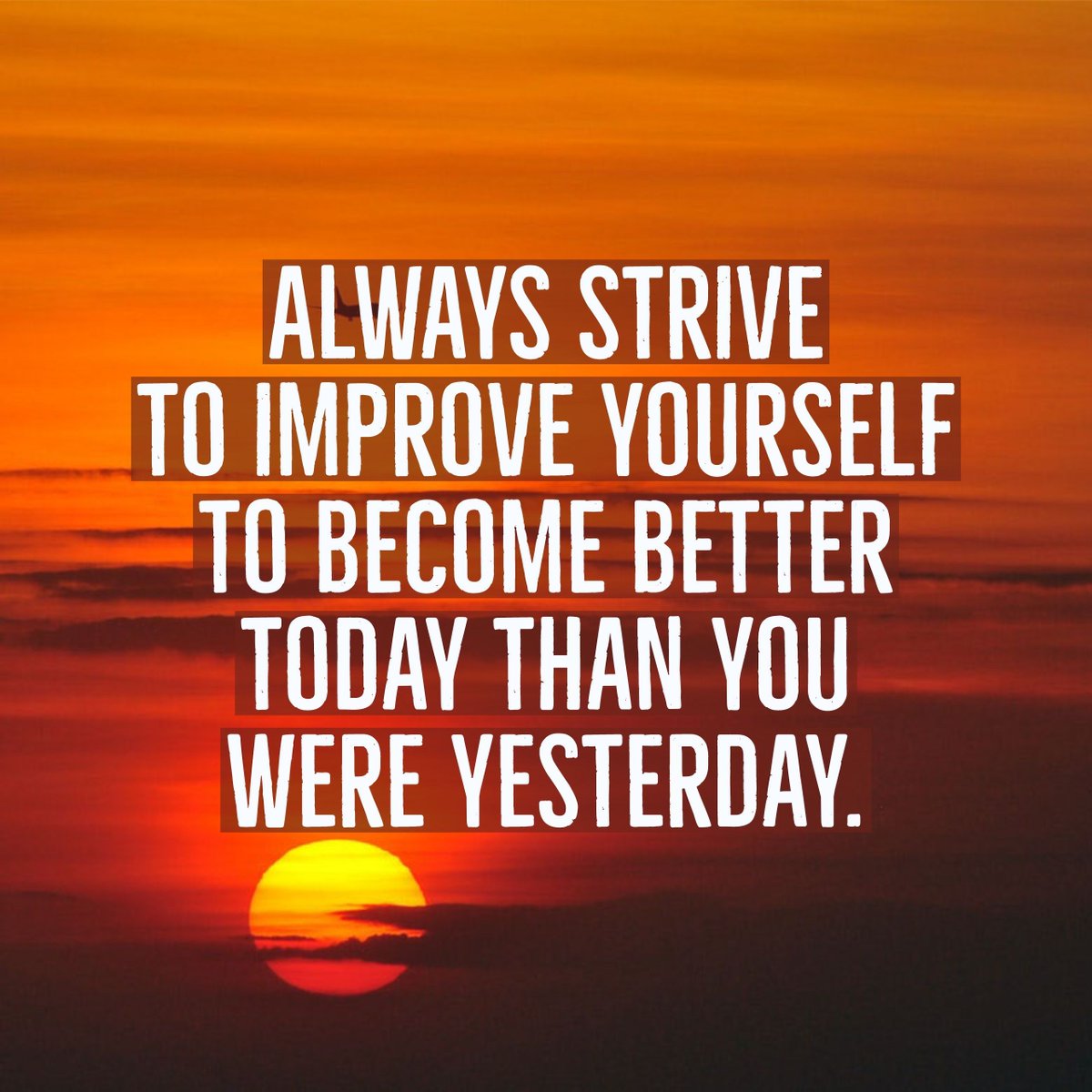 If YOU'RE going to be a better person then YOU'RE going to have to make it happen. #quotes