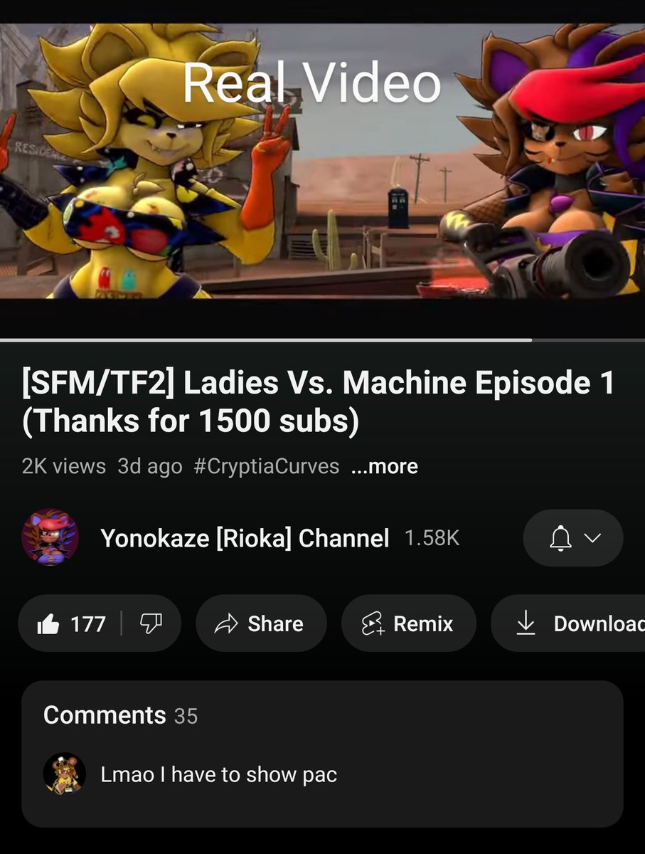 ๐๐ Pac-Fexa ๐๐ (@sonicfexa) on Twitter photo <a href="/YonokazeRioka/">Yonokaze Riokachan</a> youtube video has been stolen from someone else, Thanks <a href="/FlameGlam1/">Fexa the Fox</a> for sending this to us
Here's this person youtube stealing peoples video without permission
Please help report this person
youtu.be/EWhrLB0ZJLo?siโฆ
<a href="/oohwhop716/">oohwhop716</a> <a href="/br4yancard79820/">br4yan Fox s06 official</a> <a href="/animation_blitz/">๐Rainbow Blitz Animation โฅ๏ธโฅ๏ธ</a> <a href="/YonokazeRioka/">Yonokaze Riokachan</a> youtube video has been stolen from someone else, Thanks <a href="/FlameGlam1/">Fexa the Fox</a> for sending this to us
Here's this person youtube stealing peoples video without permission
Please help report this person
youtu.be/EWhrLB0ZJLo?siโฆ
<a href="/oohwhop716/">oohwhop716</a> <a href="/br4yancard79820/">br4yan Fox s06 official</a> <a href="/animation_blitz/">๐Rainbow Blitz Animation โฅ๏ธโฅ๏ธ</a>