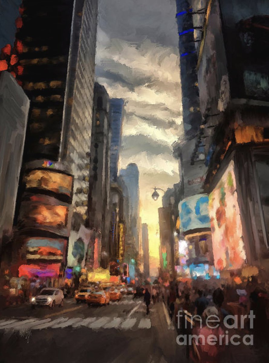 "New York City Lights" won 3rd in the 8/17 #FineArtAmerica contst "Cities And Towns 2." Tnks to all who votd for my &amp; my son Rich Bryan's image. 
fineartamerica.com/featured/new-y…

#art #giftideas #NewYorkCity #citylights #digitallyhandpainted #CorelPainter #NotAi #LoisBryan #RichBryan