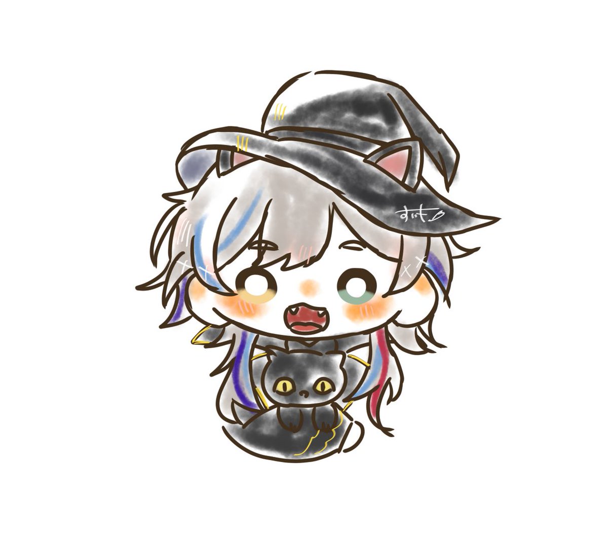 sofu_omu0414's tweet photo. @Nero_oracle 落書きだけどどーぞっ🌟 https://t.co/V7XGOHOTxD