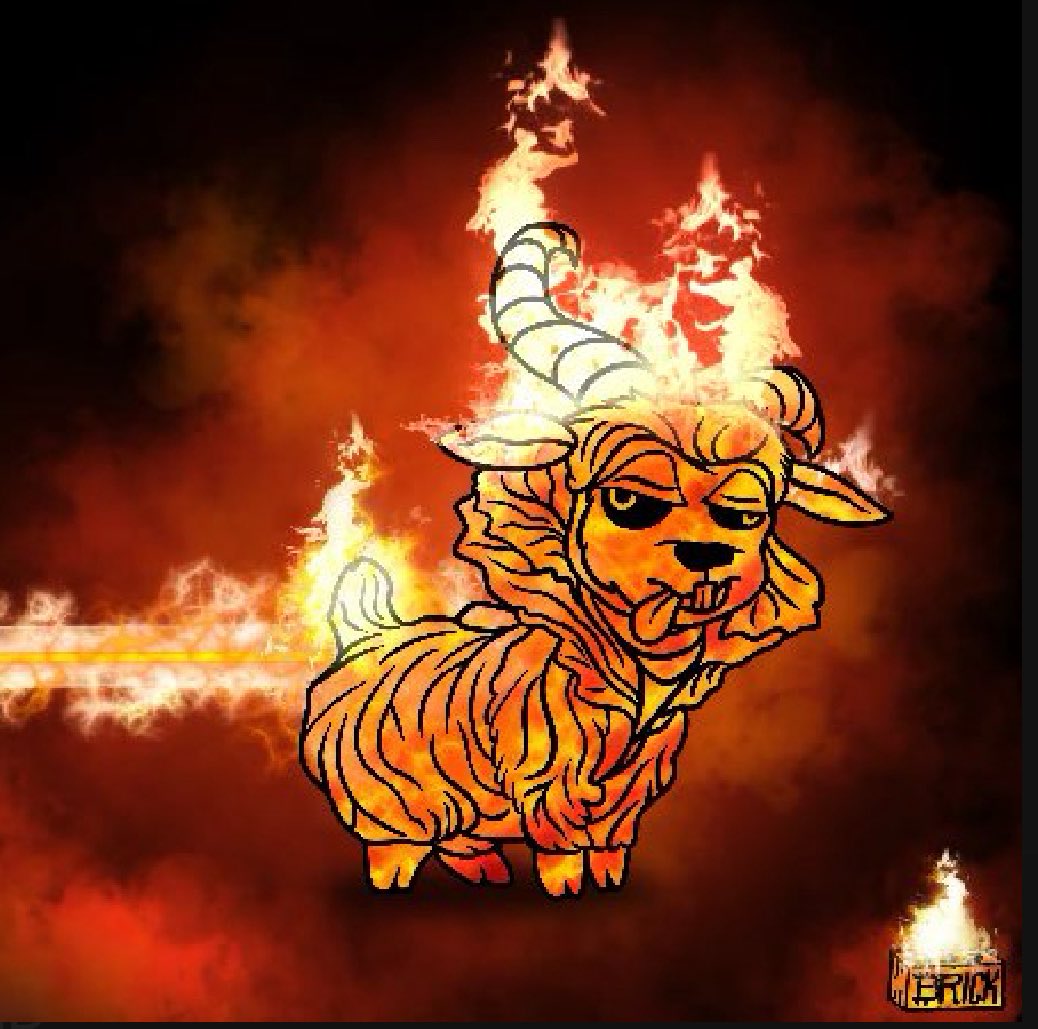 Wow this is my lucky night!
Found another beautiful goat in my wallet 🔥🔥🔥
Thank you 🙏<a href="/ogb333/">🧪🅾️ G⃣ 🅱️</a> 
For this Magma 🔥 goat!