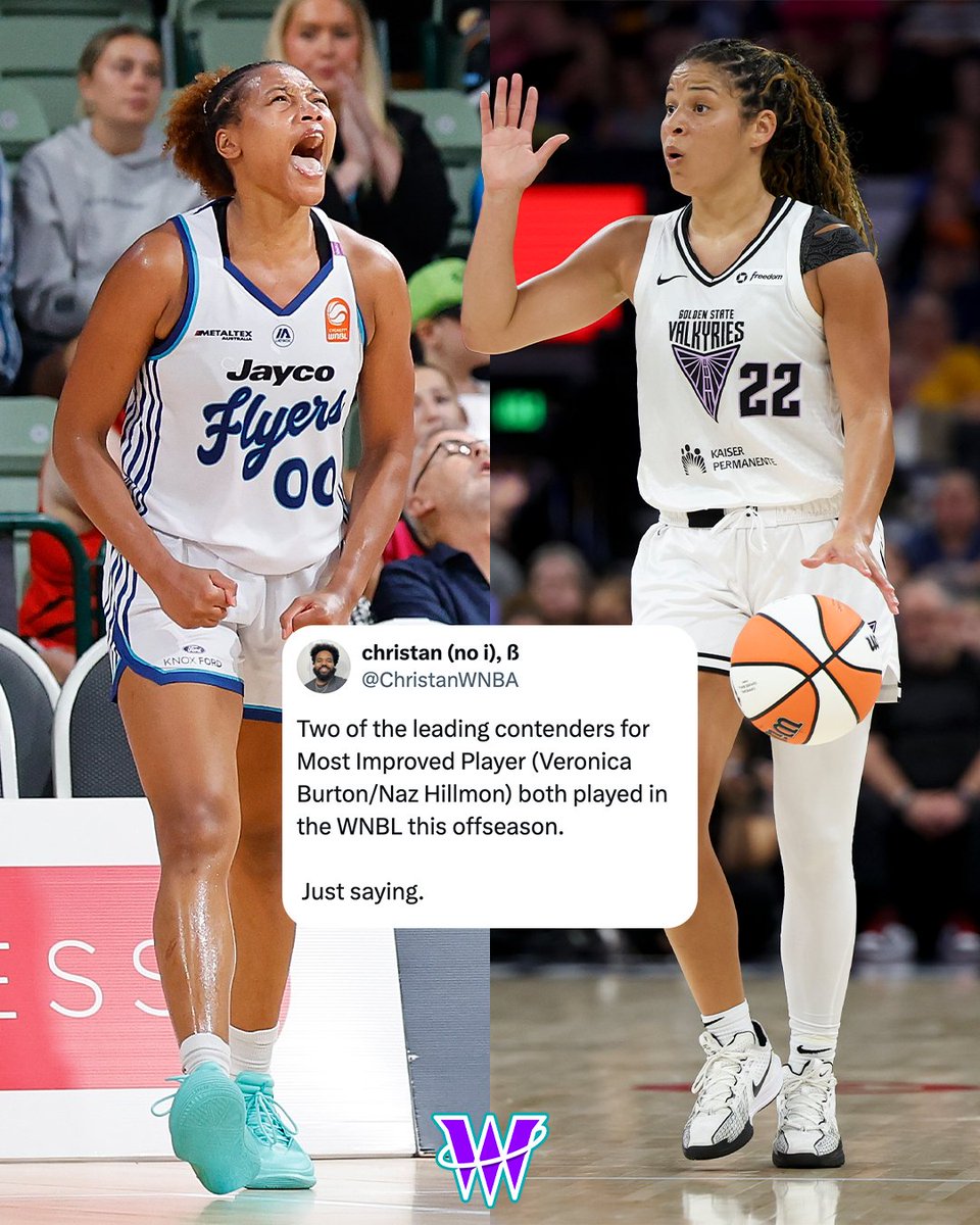 WNBL's tweet photo. The WNBL to WNBA pathway continues to produce results 🔥 #ReadyToRise 

Who's your favourite WNBL player in the WNBA? 🤔 https://t.co/LoQekmAGqd