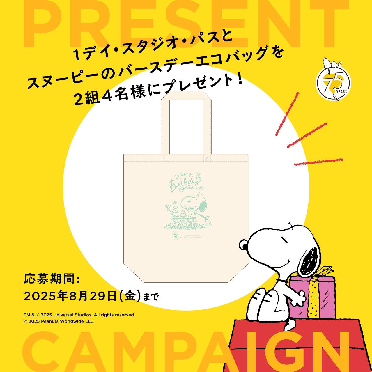 新品　ユニバーサルスタジオジャパン 10周年 スヌーピー　ファイル　平成レトロ 新品 ユニバーサルスタジオジャパン 10周年 スヌーピー ファイル