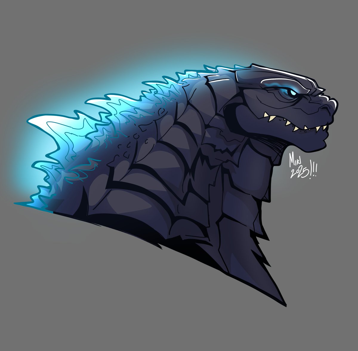 i dunno i've been busy uhhhh...
GODZILLA HEAD DOODLE!