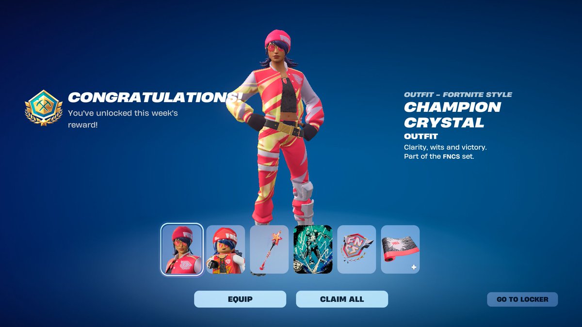 free FNCS Champion Crystal Skin NAC

#500 que alguien me traiga una toalla