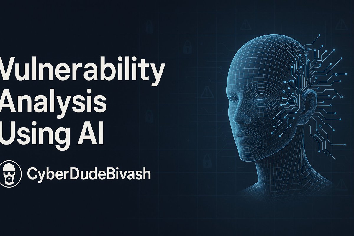 Iambivash007's tweet image. cyberdudebivash.com/2025/08/vulner…

#CyberDudeBivash #VulnerabilityAnalysis #AIinCybersecurity #ThreatIntel #ZeroDay #AppSec #FutureOfCyber