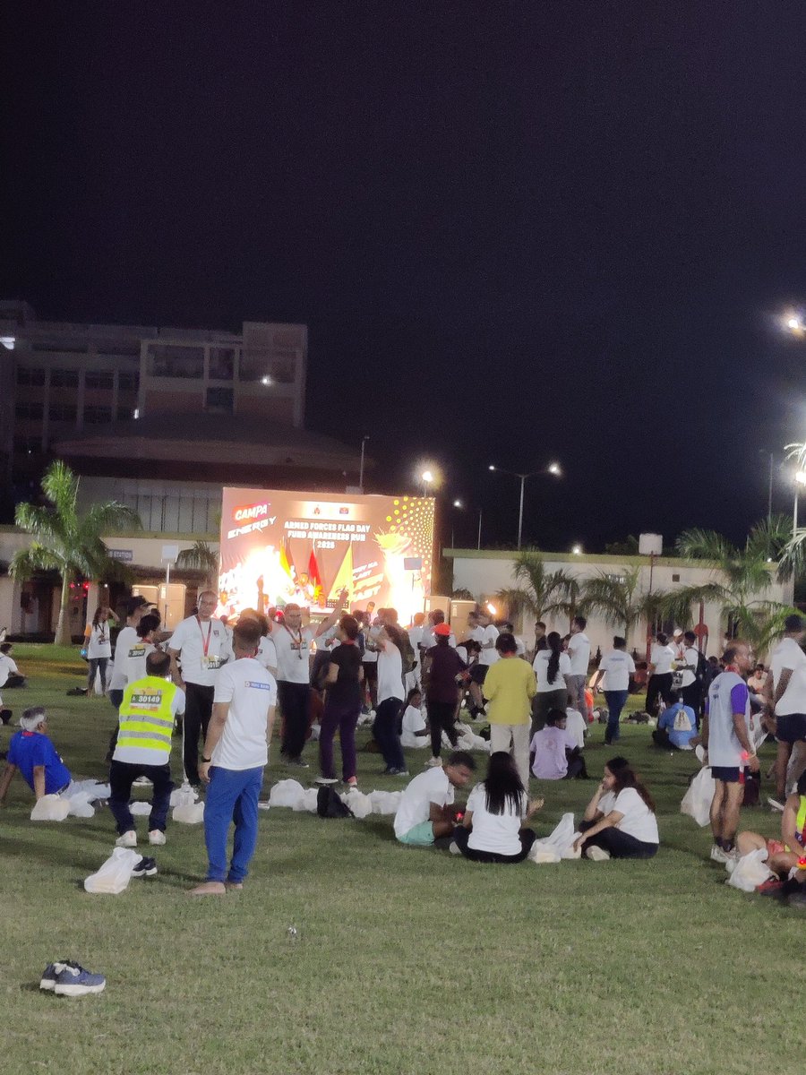 New Town hosted first-ever Armed Forces Flag Day Night Run, raising awareness for support to disabled veterans &amp; war widows. 800 fitness enthusiasts joined &amp; AIM Kolkata managed the event. Thanks for support <a href="/KSBSectt/">Kendriya Sainik Board Secretariat</a> <a href="/adgpi/">ADG PI - INDIAN ARMY</a> <a href="/secyesw/">Secretary ESW</a>