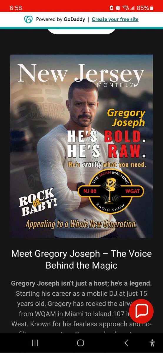 WGATMEANRADIO's tweet image. ✨️October 2024. I&apos;m brought to life.🤘🏼 #MeanMachineRadio©️ #NJ88WGAT 📻#GENXRULES ™️