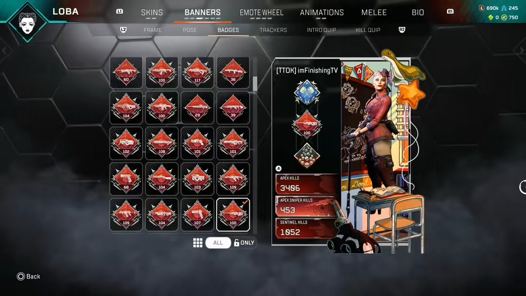 Level 100 Sentinel!!! #apex #ApexLegends #PlayApex #Sniping #Sentinel #WeaponMastery