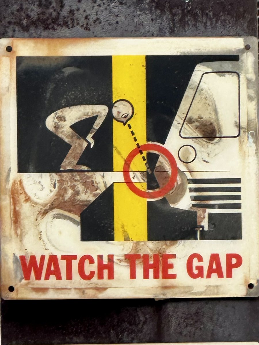 Watch the gap. No, like, really, really watch it.
