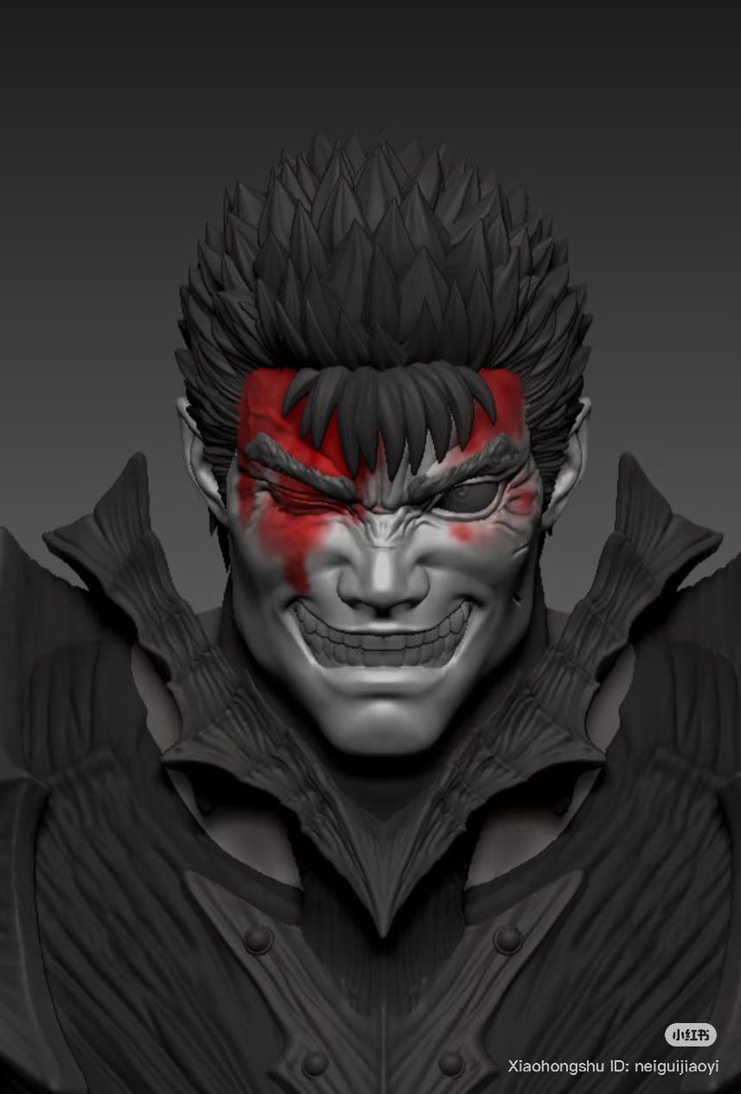 A 3rd party Amazing Yamaguchi style Guts in Berserker armor currently WIP