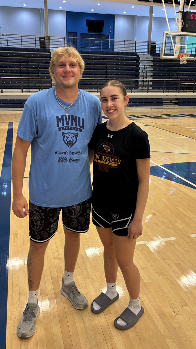 Thank you so much <a href="/LaurynVanhoose/">Lauryn VanHoose</a> and <a href="/coachxbargesser/">Xavier Bargesser</a> for putting on a great camp this weekend! I loved working hard and getting better while working on my skills. I enjoyed seeing campus and meeting the team.  Can’t wait to watch a game this year. <a href="/MVNU_WBB/">MVNU Women’s Basketball</a>