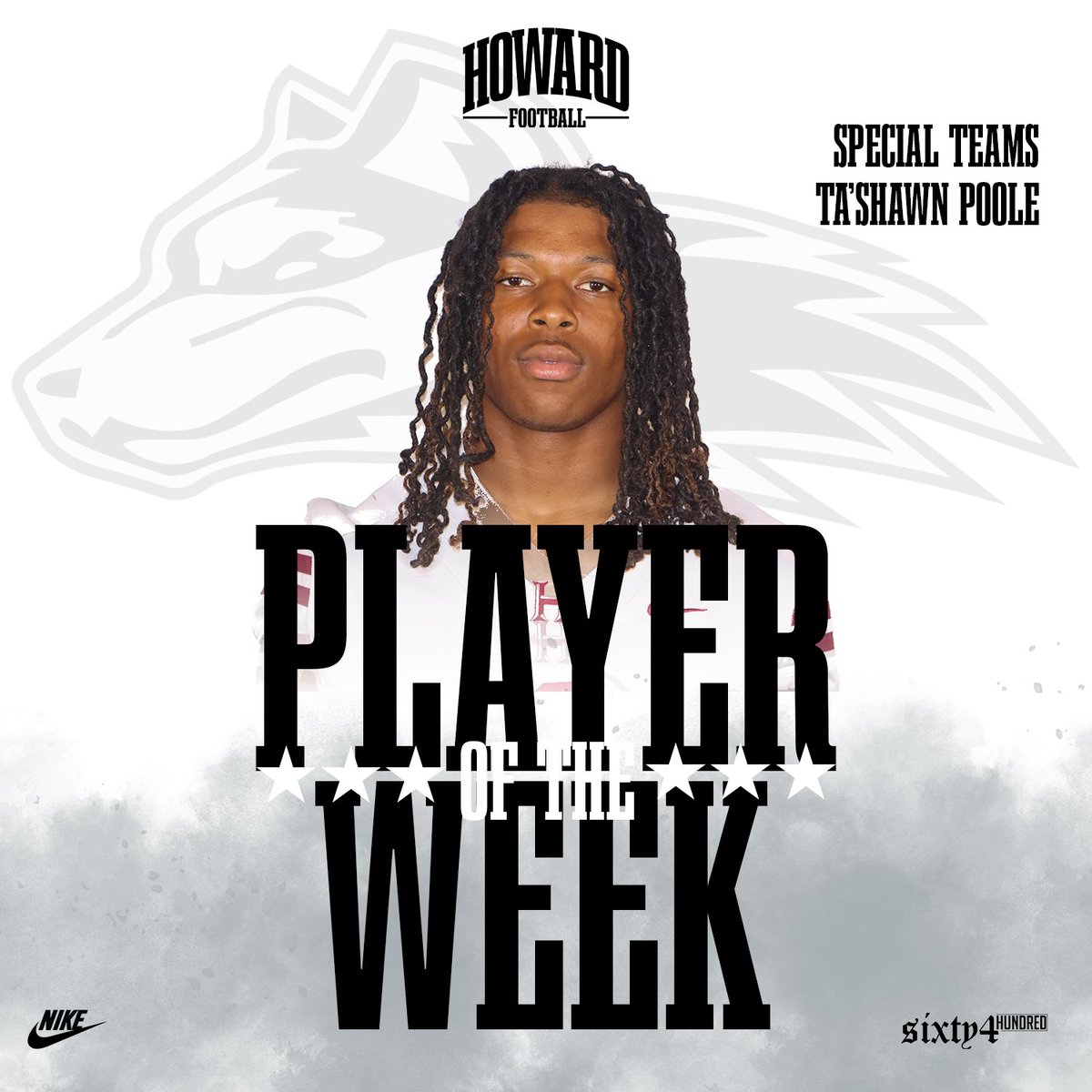Howard High School Huskies Football (@hhshuskiesfb) on Twitter photo WEEK 1 POW
D: EDGE - <a href="/Tsands34/">Tristan sands</a>
O: QB - <a href="/KingsleyWare14/">Kingsley (King) Ware</a>
SPECS: ATH - <a href="/poole_tashawn/">Ta’Shawn Poole 5</a>
SCOUT: OL - Cameron Jones
📍6400 | 𝘼𝙡𝙡 𝘿𝙞𝙨𝙘𝙞𝙥𝙡𝙞𝙣𝙚 •𝘼𝙩𝙩𝙞𝙩𝙪𝙙𝙚 •𝙀𝙛𝙛𝙤𝙧𝙩 #AllDAE WEEK 1 POW
D: EDGE - <a href="/Tsands34/">Tristan sands</a>
O: QB - <a href="/KingsleyWare14/">Kingsley (King) Ware</a>
SPECS: ATH - <a href="/poole_tashawn/">Ta’Shawn Poole 5</a>
SCOUT: OL - Cameron Jones
📍6400 | 𝘼𝙡𝙡 𝘿𝙞𝙨𝙘𝙞𝙥𝙡𝙞𝙣𝙚 •𝘼𝙩𝙩𝙞𝙩𝙪𝙙𝙚 •𝙀𝙛𝙛𝙤𝙧𝙩 #AllDAE