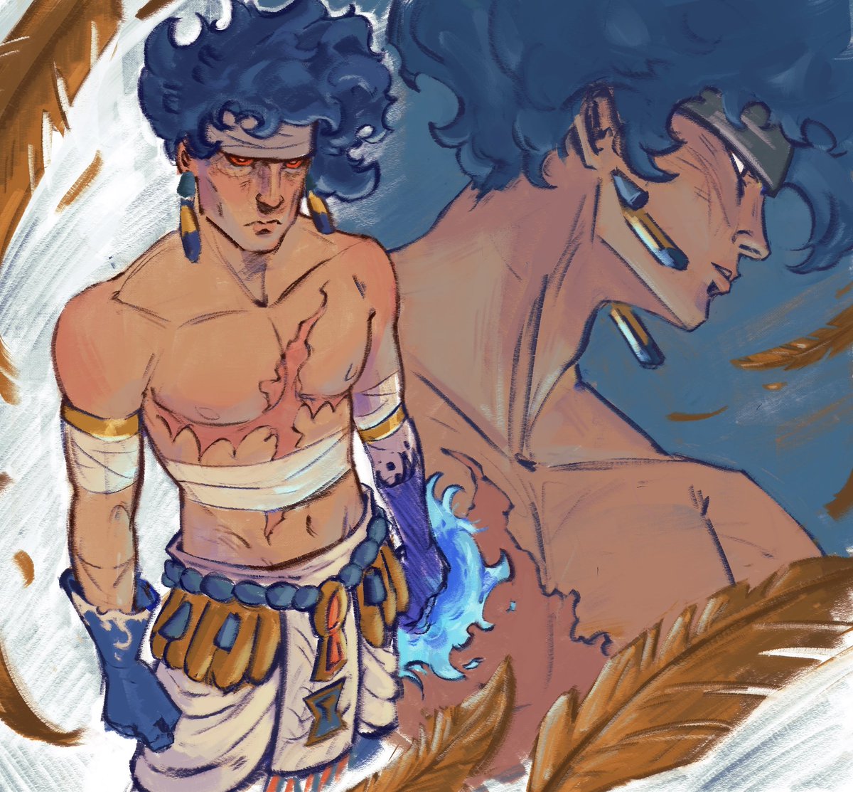 iiktend's tweet image. FLAME THIEF 🔥🫵 #HadesII #Prometheus