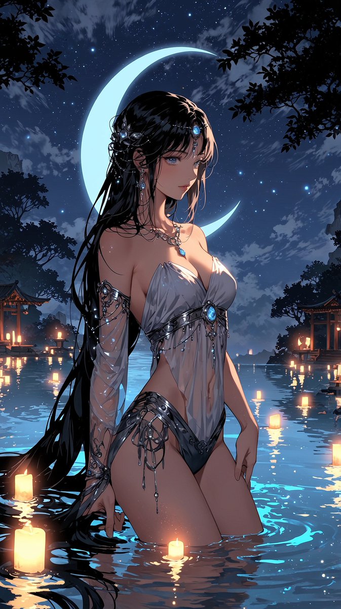 MstrAndr_ART's tweet photo. Lunar Priestess of Silver Waters.
Will you kneel at her tide or vanish beneath her silver gaze?
#LunarPriestess #MoonlightGoddess #CelestialWaters #FantasyIcon #EpicFantasyArt #SilverQueen #MysticalBeauty #MoonlitCharm #WaterSorceress #CelestialRite #AIart #anime https://t.co/wD9P9NGwfU