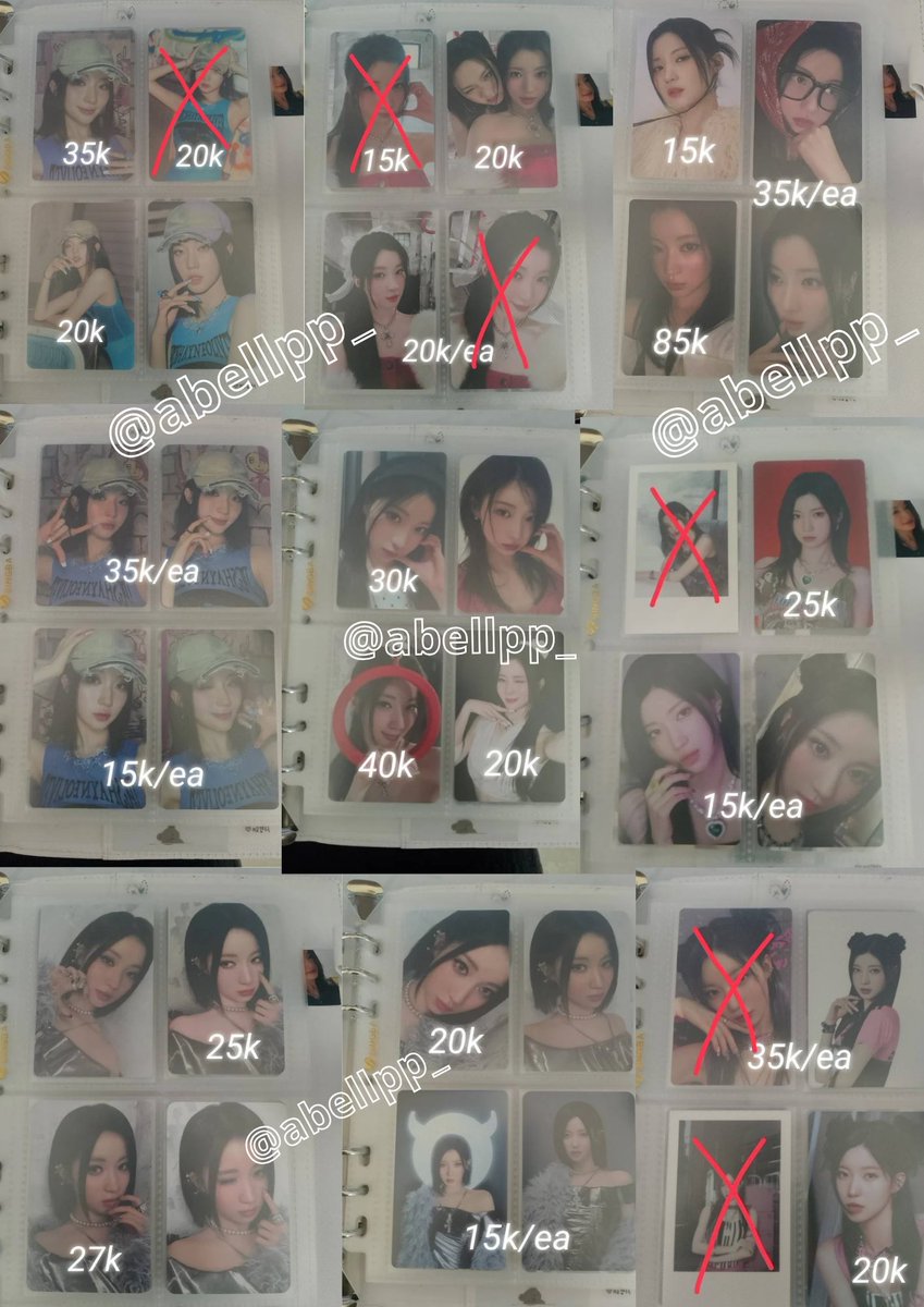 abellpp_'s tweet photo. wts / want to sell ASA

☆ yang gaada harga offer yaa🫶🏻
☆ minimal take 4 inc all🎀
☆ bisa co event atau non event
kalau mau pc aja yaa🫰🏻 https://t.co/NEnR2YFZDI