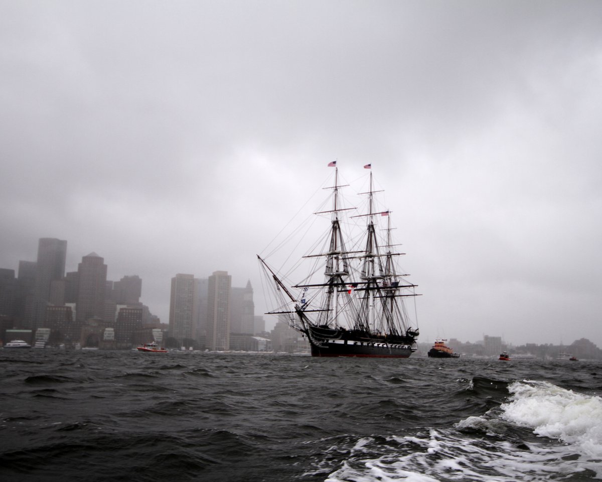 Don’t miss USS CONSTITUTION underway in Boston Harbor on Friday, August 22, commemorating the War of 1812 victory over HMS GUERRIERE, where the nickname “Old Ironsides" was earned. 

#OldIronsides  #BostonHarbor #USNavy #Navy250 #BuiltInBoston #visitma

📸 Courtesy U.S. Navy