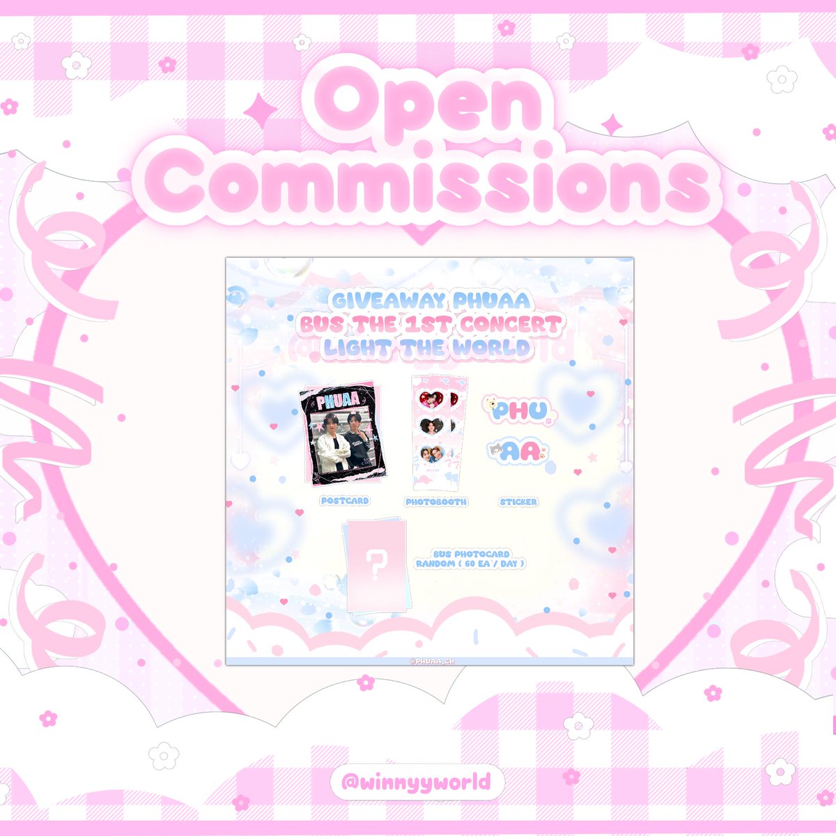 winnyyworld's tweet photo. 𓈒    ೆ     ֯  🍈 commission open 𓈒  ♡   ˳  %͙ 

    ❨         ♡︎   รับออกแบบ give away        ❩ 

 ˚  รองานไม่เกิน 3 วันนะคะ

 ˚ หากมีข้อสงสัยหรืออยากสอบถาม สามารถทัก dm มาได้เลยนะคะ 🙌🏻

#commissionsopen #commissionTH
#รับออกแบบgiveaway #รับออกแบบของแจก #รับออกแบบ https://t.co/Ddbg1Rgefx