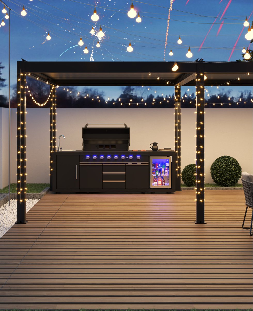 FlexiSpot's tweet image. ✨ Magical nights await!
✅ Flexispot PG5 Pergola (13×19)
✅ DIY lights, candles &amp;amp; flowers
✅ Family dinners &amp;amp; parties
✅ In stock + summer sale
Cozy vibes, big comfort, unforgettable nights🌙🍷
Click: bit.ly/3V4ZB13
#Flexispot #AluminumPergola #OutdoorDining #SummerSale