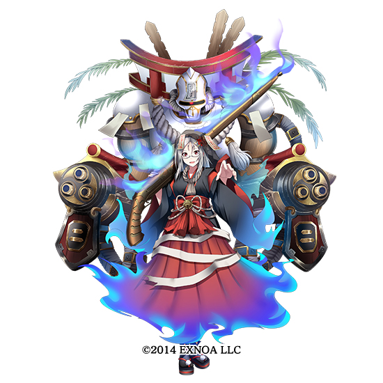 本日は近日新たに登場予定の肝試し衣装に身を包んだ 高天神城の