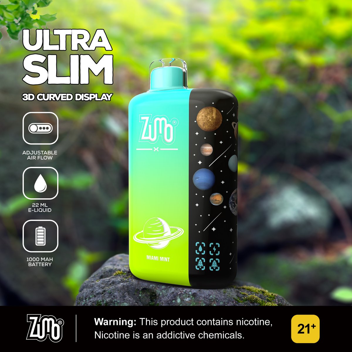 💫 Zumo ULTRA’s sleek 3D display and cosmic Stars Night Screen.
Make every puff feel plump. 💨

⚠️Must be 21+ 
#zumovape #VapeCommunity #vape #vaping #Smartvape #vapeshop #vapes #vapefam #relax #ice #vapelover #vape放出 #fypシ #viral
