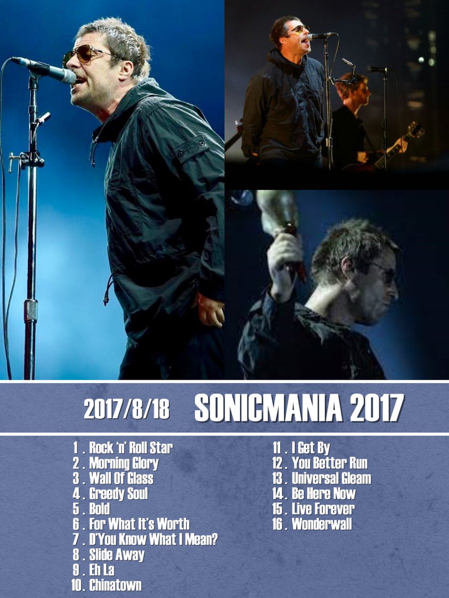 8年前の今日、Liam Gallagherは『SONICMANIA 2017』に出演しました