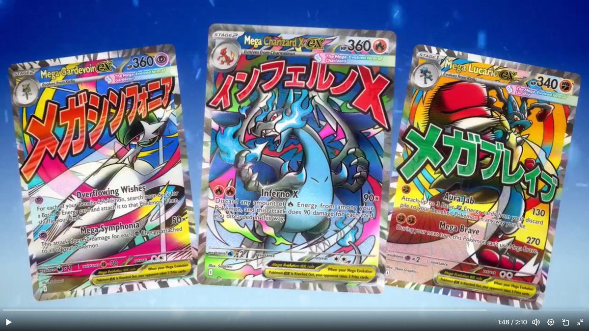 PokemonDealsTCG's tweet image. Mega Charizard X, Mega Gardevoir &amp;amp; Mega Lucario ex Art Reveals from Pokemon Worlds 2025!💫

#Pokemon #PokemonTCG #PokemonWorlds