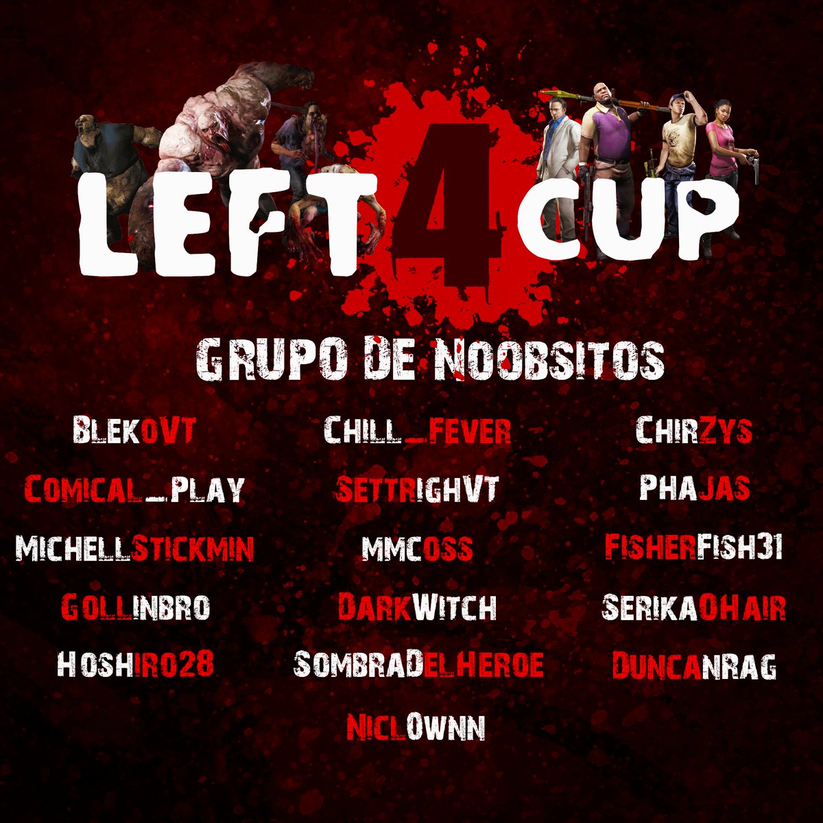 victormvv7's tweet image. 📜Aqui tenemos los 16 jugadores amateurs gente con asta 0H participaran en este torneo sera que demostraran que si valen en este torneo📜

🗓️nos veremos el dia viernes 22 de agosto con los primero 4 equipos  espero que se lo disfruten esta experiencia🗓️

♻️+❤️