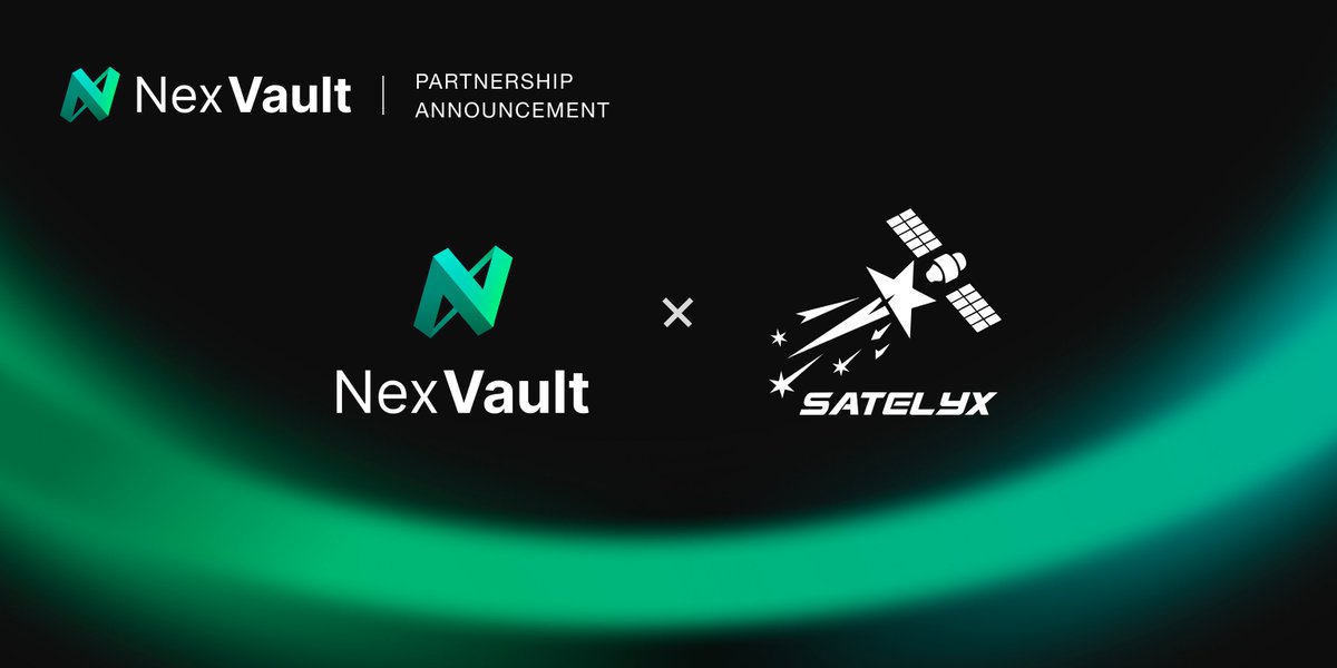 NexVault partners with UK-based Satelyx to explore satellite-powered crypto security.

By integrating resilient satellite communications into blockchain custody, we aim to ensure asset control anytime, anywhere, even beyond terrestrial limits.

#NexVault #CryptoSecurity