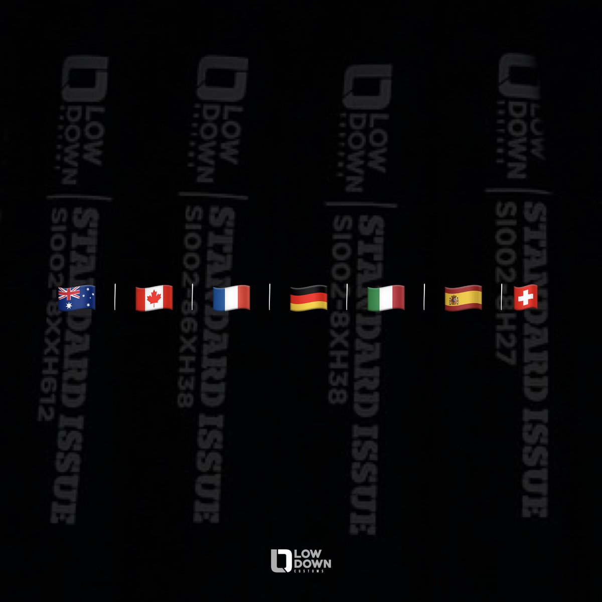 [International Shipping]
Australia, Canada, France, Germany, Italy, Spain and Switzerland. Now Available. 

LDC online shop.
#theldcworkshop #lowdowncustomrods