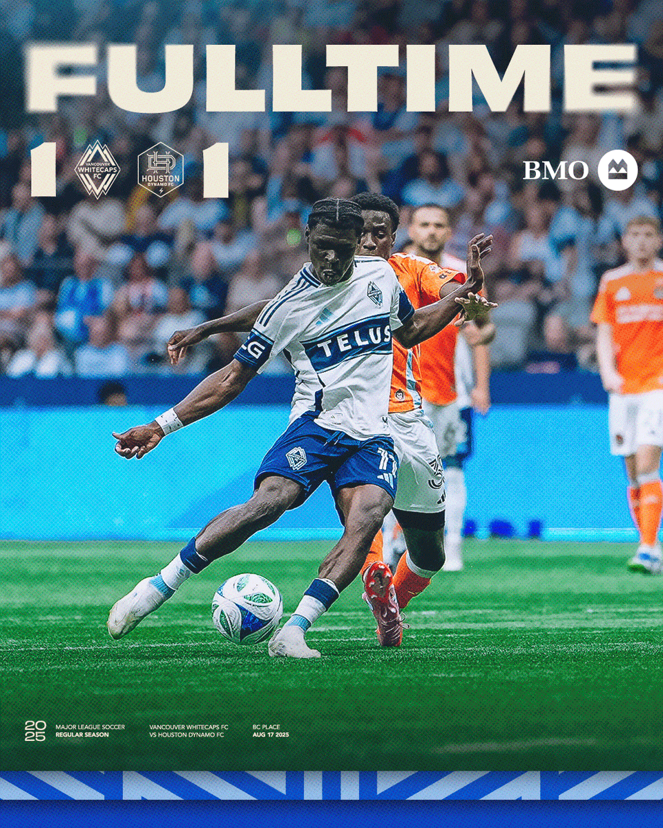 WhitecapsFC's tweet photo. We get a point at home. 

We're back at BC Place next Saturday, Aug 23 vs. St. Louis City SC, presented by Rio Mare. 🎟️ https://t.co/M2U1sRL8NE

#VWFC x @BMO https://t.co/8GDQ63Wecu
