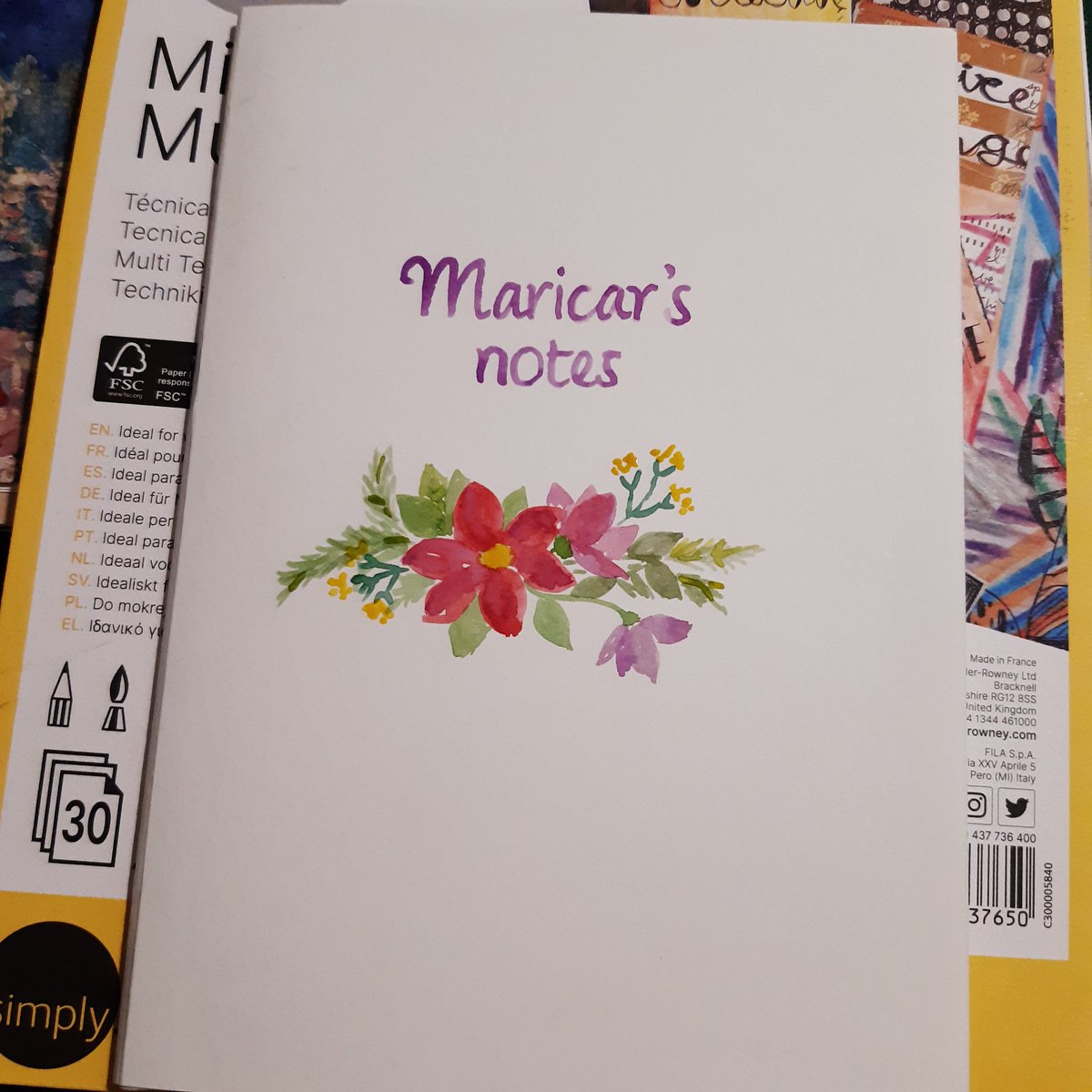 maricarjagger's tweet image. Would anyone appreciate a handpainted book cover? #mypaintinglife #creating #creativity #maricards