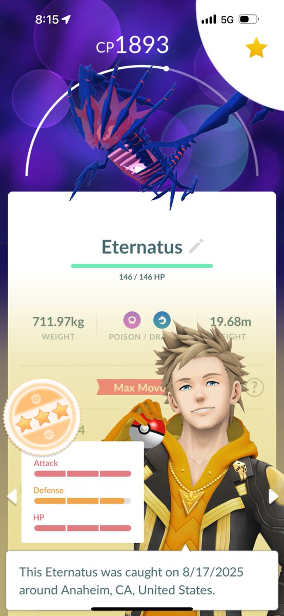 JEngels21's tweet image. This is cool I guess 🤷

This never happens to me but I’ll take it today 

#PokemonGo #PokemonWorlds