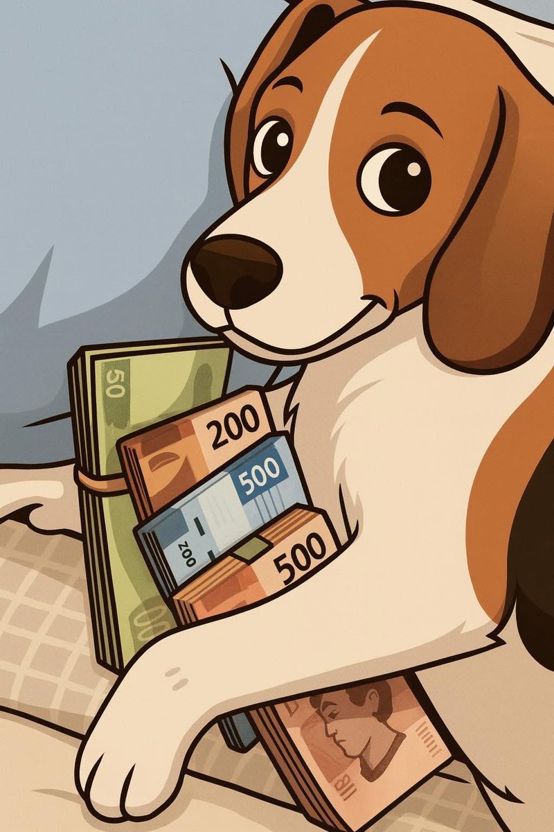AlanSteveNC's tweet photo. Te encontraste al perrito de la abundancia. Que en esta semana que está por comenzar haya mucho dinero para todos nosotros. 😊💰 https://t.co/BfHa7WVvEQ