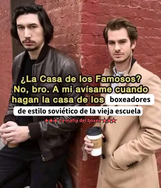 Buenas noches.

(Este es de <a href="/LaMafiaDelBoxeo/">La mafia del boxeo</a> )