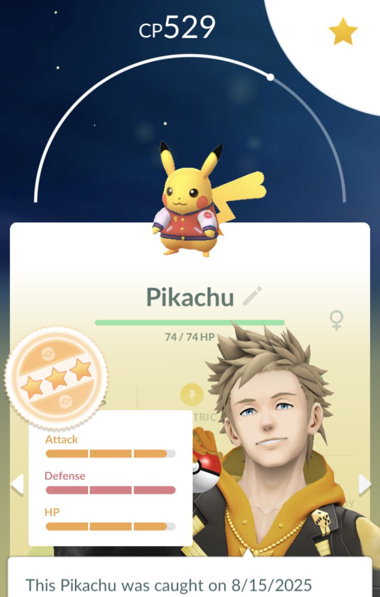 demonichunny's tweet photo. For everyone who plays #PokemonGO how common is it to have two of the same stats like this? I caught them with remote raid passes from home and just now realized they were the same without me doing anything to them. https://t.co/b1kA0Ua0MW
