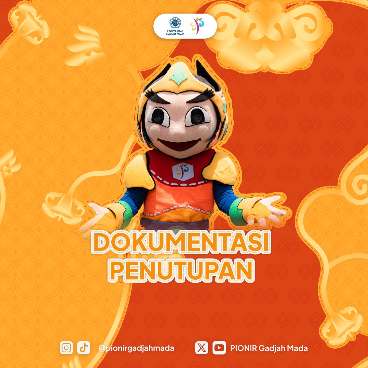 Selamat pagi, Gadjah Mada Muda!

Penutupan PIONIR Gadjah Mada 2025 menjadi momen haru dan kebanggaan. Terima kasih telah menjadi bagian dari perjalanan luar biasa ini. Mari bawa semangat PIONIR ke setiap langkahmu di Universitas Gadjah Mada.