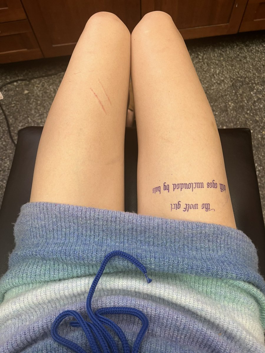 CatMcc97's tweet image. new tattoos alert