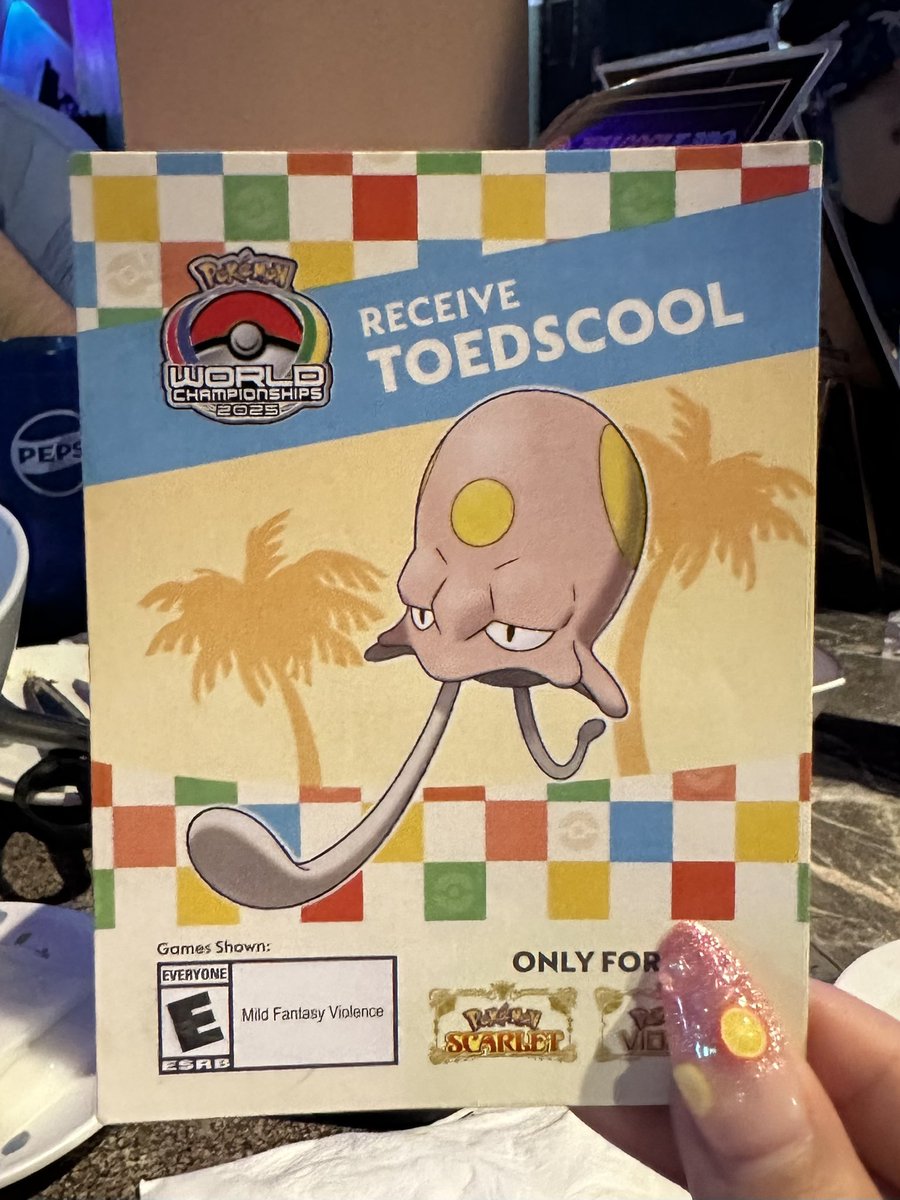 palestblue_'s tweet photo. as a way to give back im giving away a worlds toedscool for pkmn scar/vio! just FOLLOW and LIKE this tweet and I will mail the unscratched card to you (please have DMs open so I can ask your address). International, will choose winner by Friday and mail by the weekend! #giveaway https://t.co/f8w7FvAgde