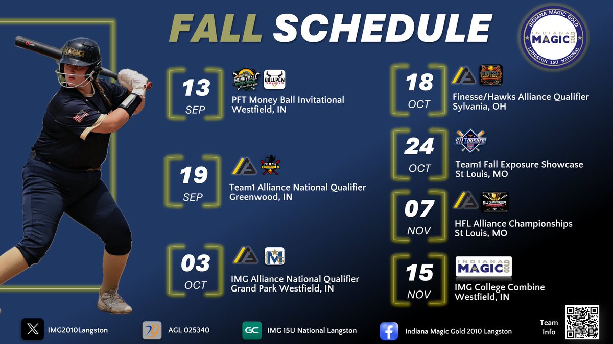 Indiana Magic Gold 2010 Langston (@img2010langston) on Twitter photo Schedule UPDATE!!! Coaches bookmark this and come check these ladies out this fall!! 👇👇👇👇👇👇👇
<a href="/kastarr11/">kevin starr</a> <a href="/OliviaStarr2010/">Olivia Starr</a> <a href="/Ava_12_2029/">Ava Lapenta</a> <a href="/Delaney_05_2028/">Delaney Robinson</a> <a href="/PiperWhits37790/">Piper Whitson</a> <a href="/GwenKlun2028/">Gwenavere “G” Klun (2028)</a> <a href="/avery_3_2028/">Avery Langston</a> <a href="/Sommer_Branigin/">Sommer Branigin</a> <a href="/KJ_Johnson55/">Kinley “KJ” Johnson</a> <a href="/ChloeJ_2029/">Chloe Junkersfeld</a> <a href="/abigail_hebrank/">Abigail Hebrank</a> Schedule UPDATE!!! Coaches bookmark this and come check these ladies out this fall!! 👇👇👇👇👇👇👇
<a href="/kastarr11/">kevin starr</a> <a href="/OliviaStarr2010/">Olivia Starr</a> <a href="/Ava_12_2029/">Ava Lapenta</a> <a href="/Delaney_05_2028/">Delaney Robinson</a> <a href="/PiperWhits37790/">Piper Whitson</a> <a href="/GwenKlun2028/">Gwenavere “G” Klun (2028)</a> <a href="/avery_3_2028/">Avery Langston</a> <a href="/Sommer_Branigin/">Sommer Branigin</a> <a href="/KJ_Johnson55/">Kinley “KJ” Johnson</a> <a href="/ChloeJ_2029/">Chloe Junkersfeld</a> <a href="/abigail_hebrank/">Abigail Hebrank</a>