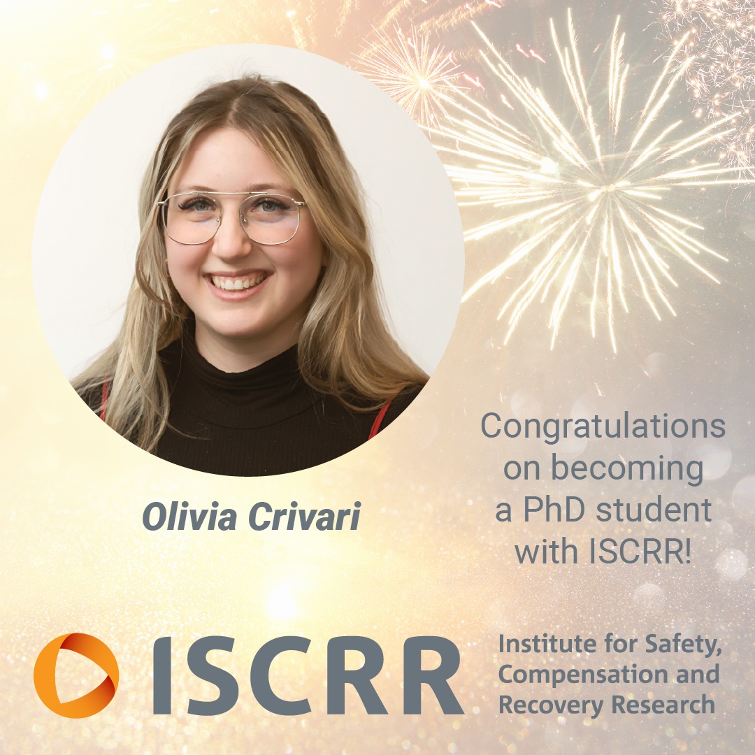 ISCRR (@iscrr) on Twitter photo 🚒 Congrats to Olivia Crivari, ISCRR’s new #PhD student + continuing Research Fellow! Her research will explore #safety, #injury & retention among female firefighters in Australia. Supervised by <a href="/MUARCresearch/">MUARC</a> & Prof Sarah Anderson (<a href="/ISCRR/">ISCRR</a>). #WorkplaceSafety #Firefighting 🚒 Congrats to Olivia Crivari, ISCRR’s new #PhD student + continuing Research Fellow! Her research will explore #safety, #injury & retention among female firefighters in Australia. Supervised by <a href="/MUARCresearch/">MUARC</a> & Prof Sarah Anderson (<a href="/ISCRR/">ISCRR</a>). #WorkplaceSafety #Firefighting
