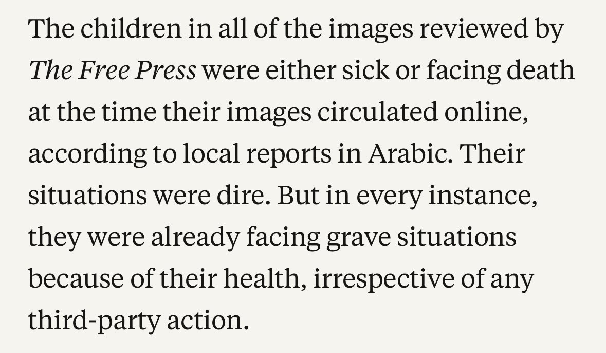 It’s not that there isn’t hunger in Gaza. There is. The problem is that mainstream media used these images to give the impression this is the fate of the average Gazan.

Researchers at <a href="/ncri_io/">Network Contagion Research Institute</a>, and some of the top military analysts in the world, including <a href="/SpencerGuard/">John Spencer</a>, make